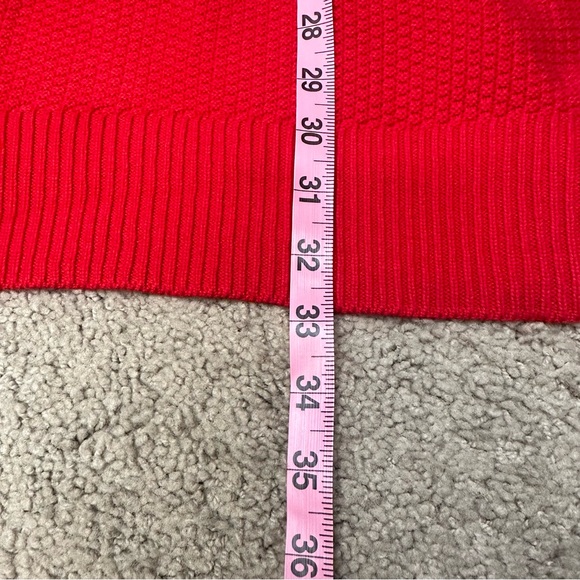 Red Loft Cotton Crochet Tunic Sweater XXL - Picture 7 of 7